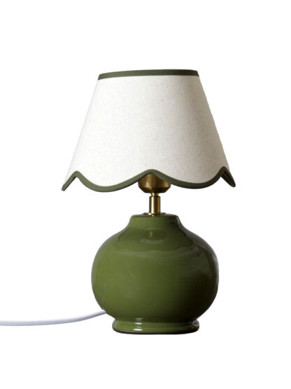 Nell bordlampe grønn m/skjerm - Bilde 3