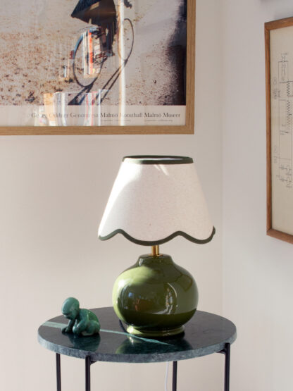 Nell bordlampe grønn m/skjerm - Bilde 2