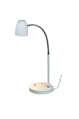 Sandnes bordlampe hvit