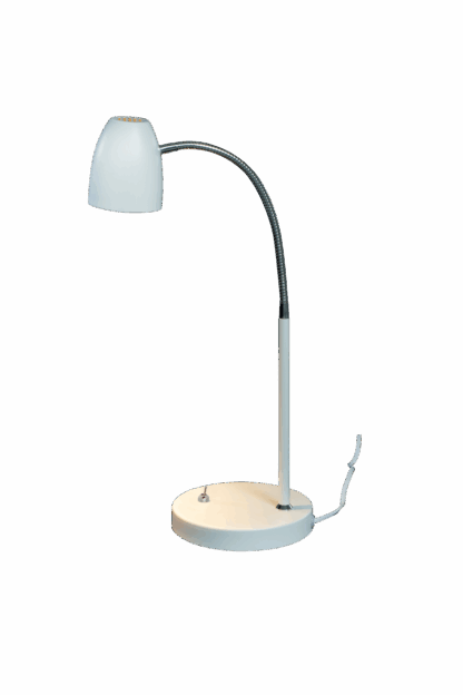 Sandnes bordlampe hvit