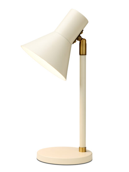 Style bordlampe creme antique