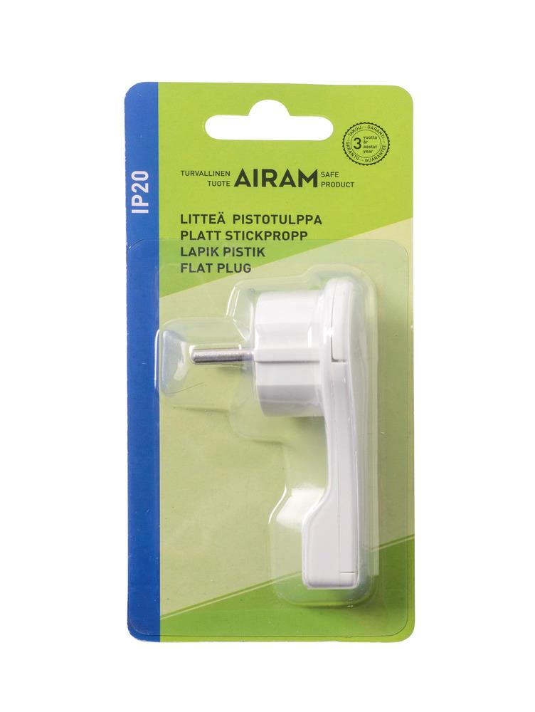 Støpsel flat hvit - Bilde 2