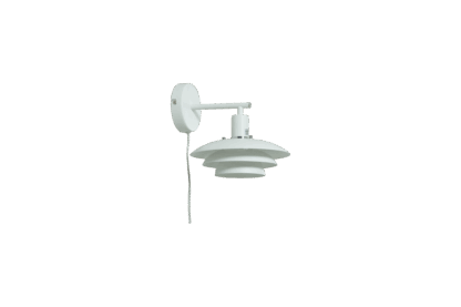 Epislon vegglampe hvit