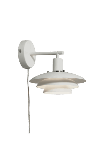 Epsilon vegglampe beige