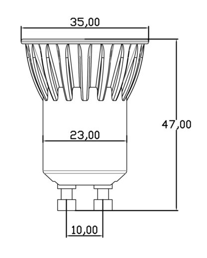 Ecolux GU10/MR11 4W dimbar - Bilde 4