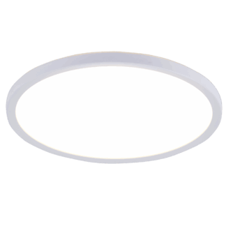 Luna plafond Ø42cm hvit stepdim IP54