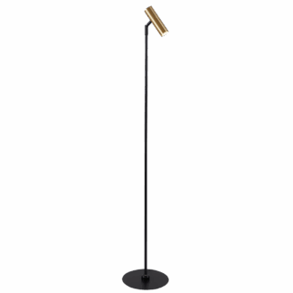 Miller gulvlampe svart/messing