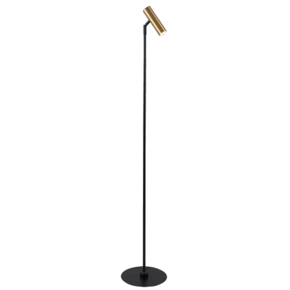Miller gulvlampe svart/messing