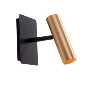 MIller vegglampe svart/messing