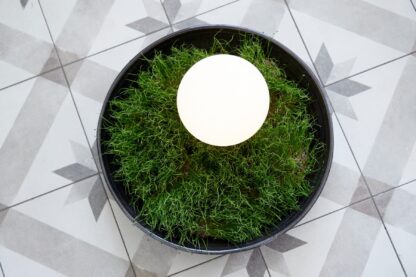 Amy bordlampe oppladbar opal/svart - Bilde 3