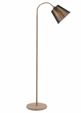 Connie-1 gulvlampe sand u/skjerm