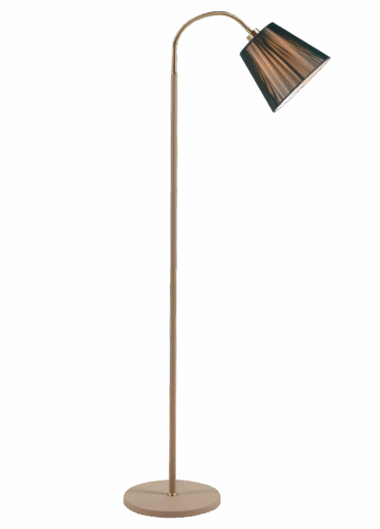 Connie-1 gulvlampe sand u/skjerm