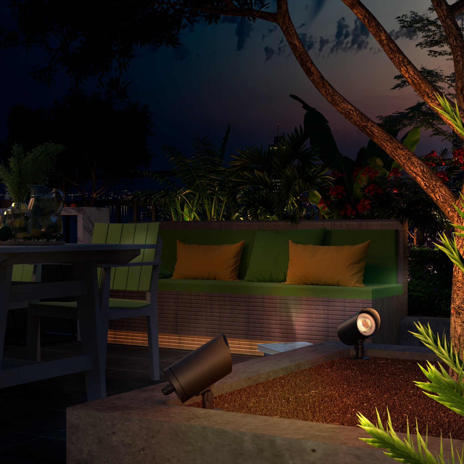 Catania hagespot m/jordspyd IP65 - Bilde 2