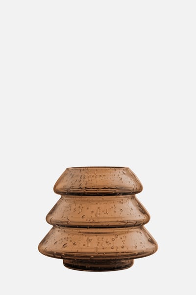 Gran 12 telysholder brun