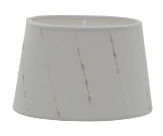 Barra lampeskjerm oval 30cm offwhite