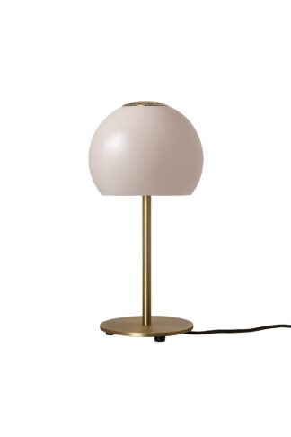 Ball glass table Ø18cm sand grey