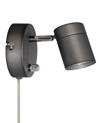 Correct veggspott stålgrå