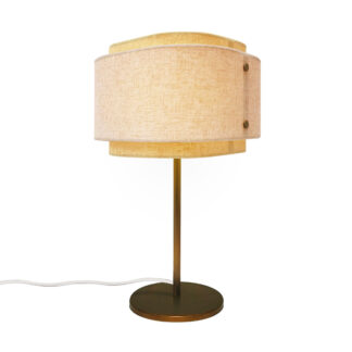 Takai bordlampe beige m/skjerm
