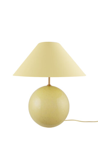 Iris bordlampe butter yellow m/skjerm