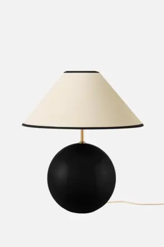 Iris bordlampe noir m/skjerm