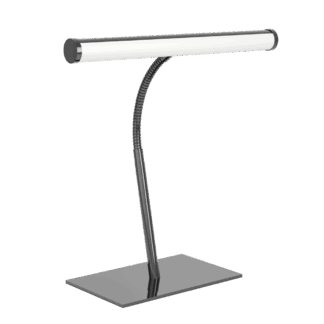 Riccione bordlampe m/touchdimmer sort krom