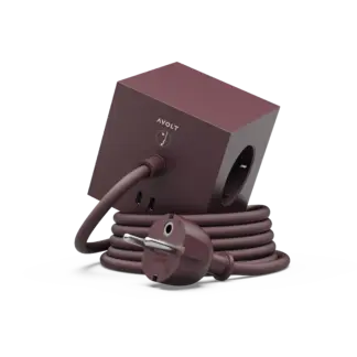 Square 1 Dual USBC & Magnetic base Mulberry Red