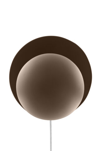 Orbit vegglampe mokka