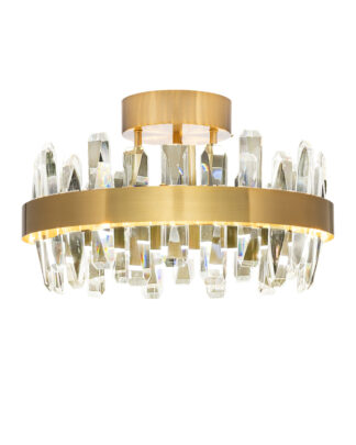 Triumph plafond Ø50 messing/klar