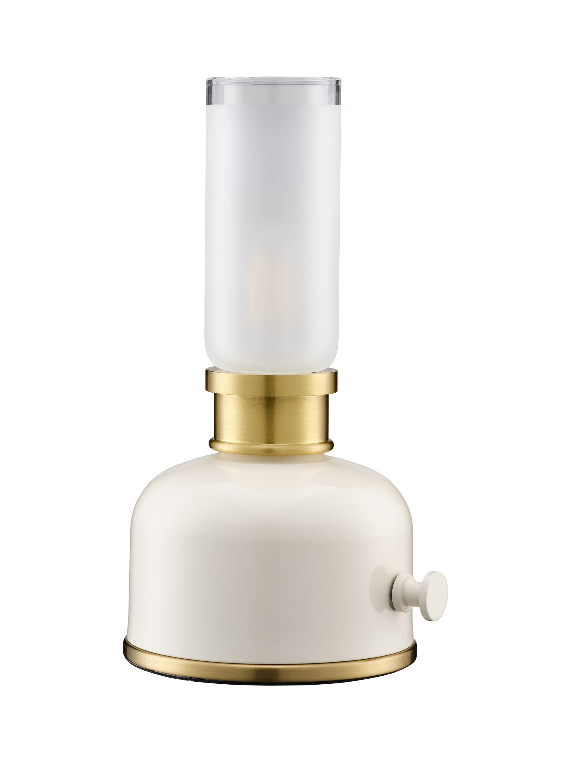 Frida oppladbar bordlampe beige/messing - Bilde 3