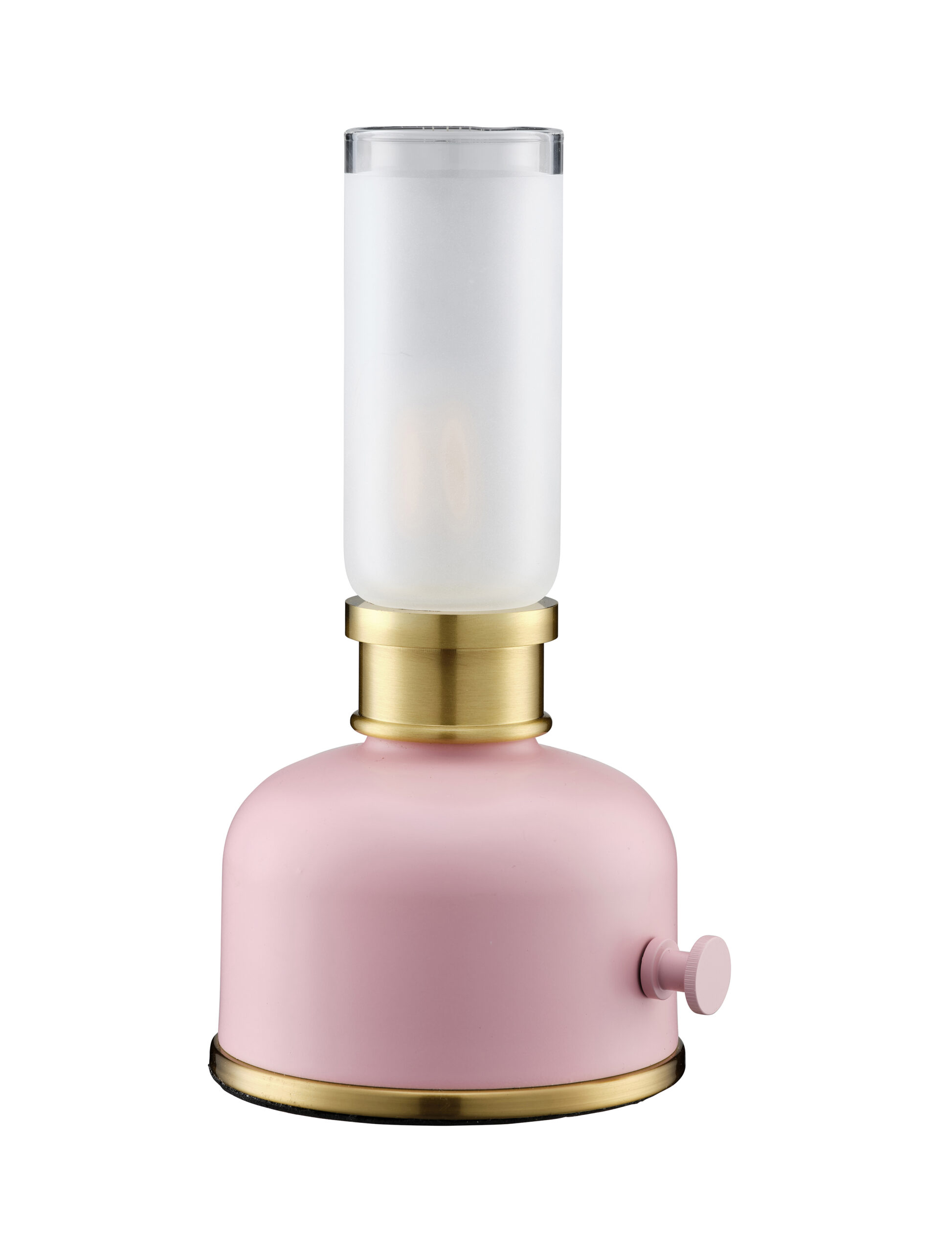 Frida oppladbar bordlampe rosa/messing - Bilde 3