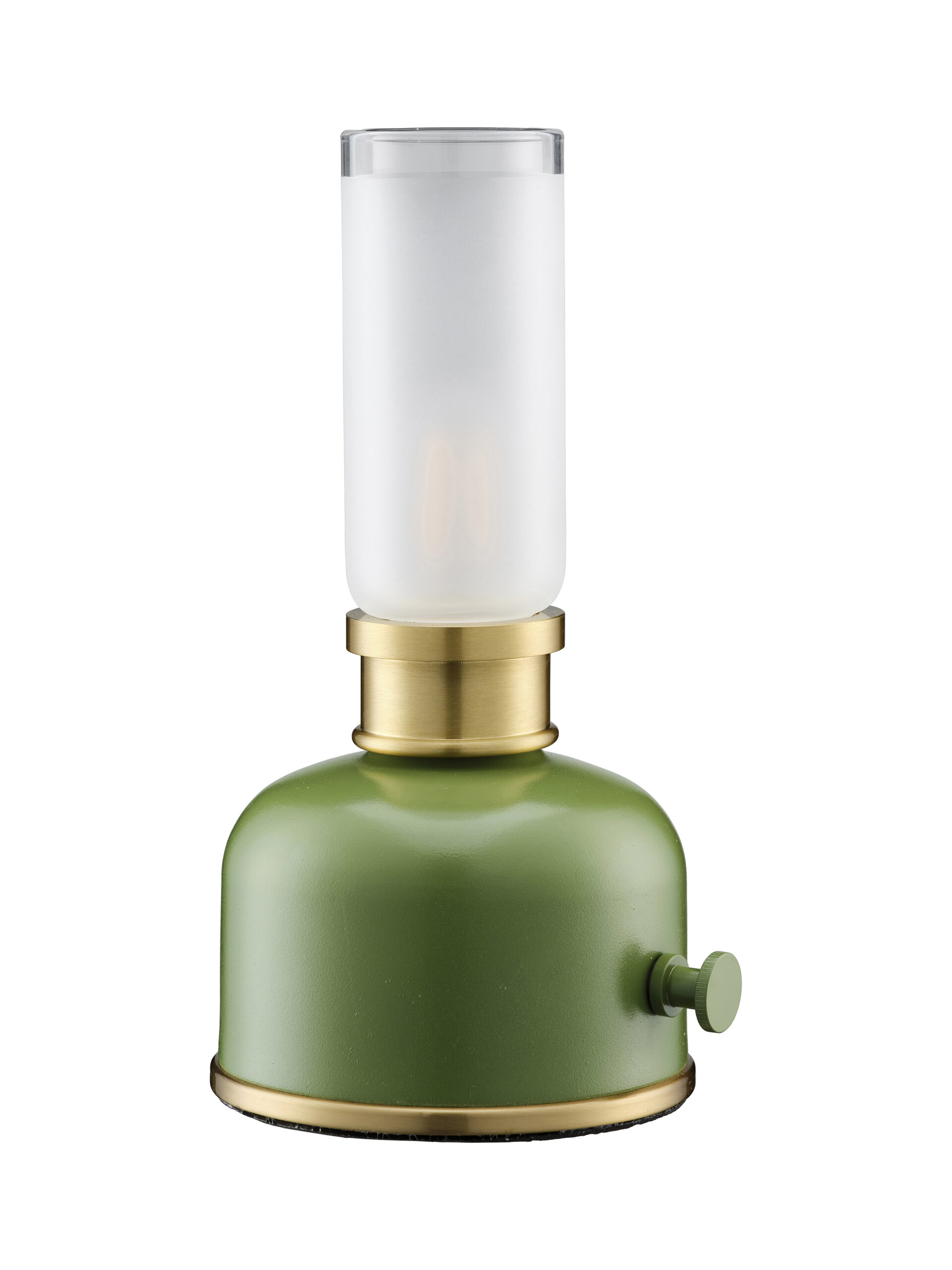 Frida oppladbar bordlampe grønn/messing - Bilde 4