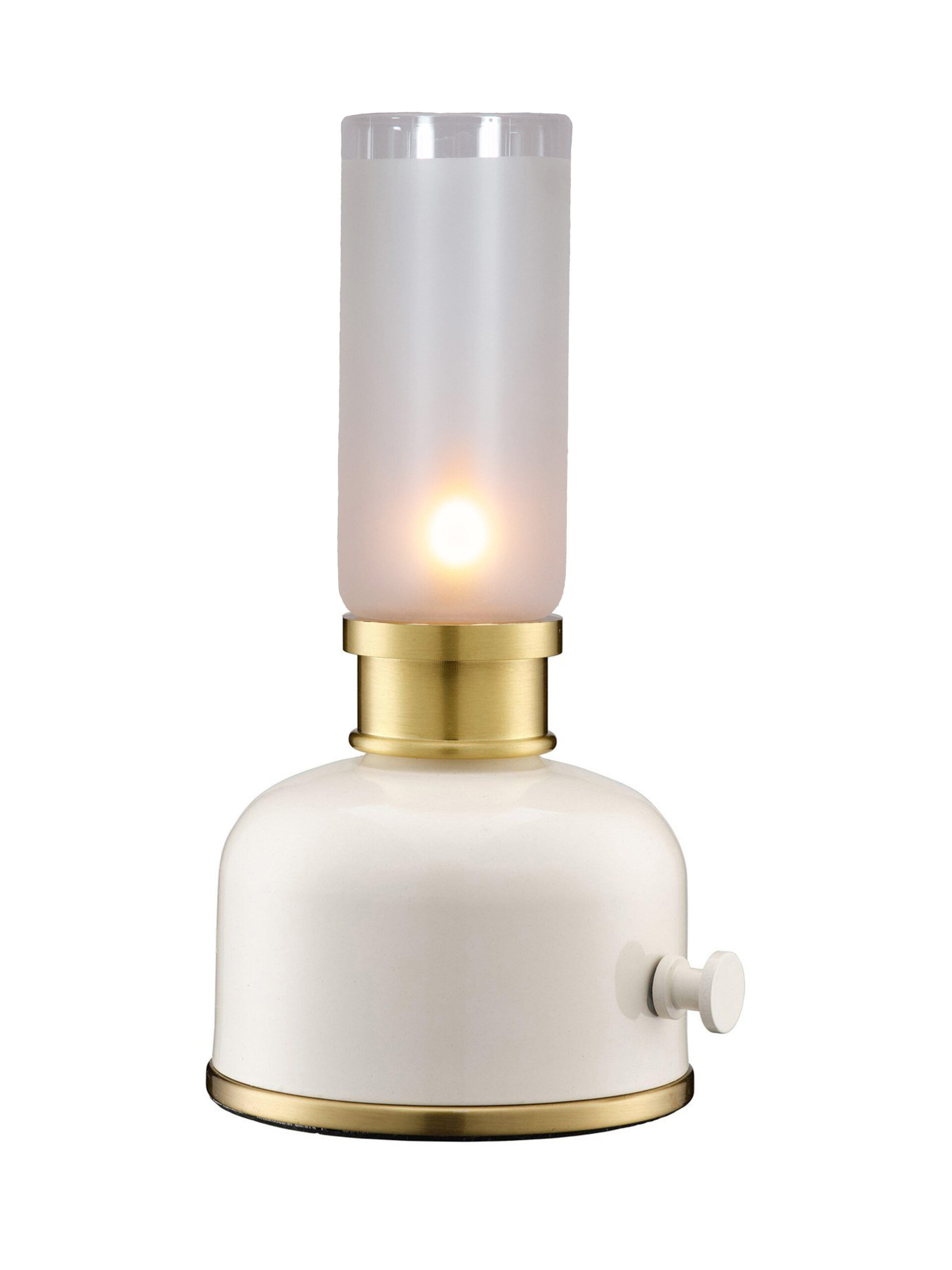Frida oppladbar bordlampe hvit