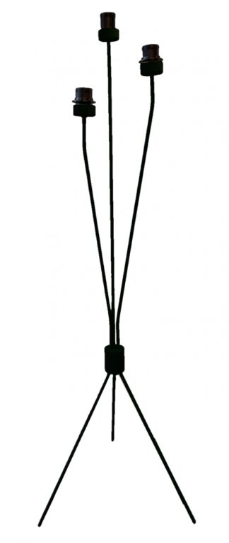 Ljusdal tripod gulvlampe svart u/skjerm