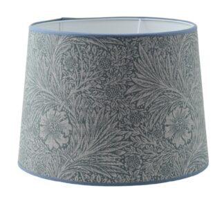 Marigold woven lampeskjerm rund 20cm woad William Morris