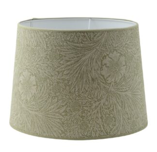 Marigold woven lampeskjerm rund 35cm nettle William Morris