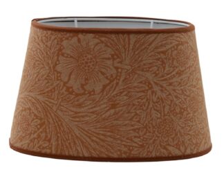 Marigold woven lampeskjerm oval 30cm madder William Morris