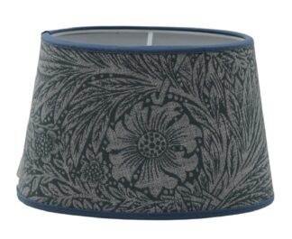 Marigold woven lampeskjerm oval 20cm woad William Morris