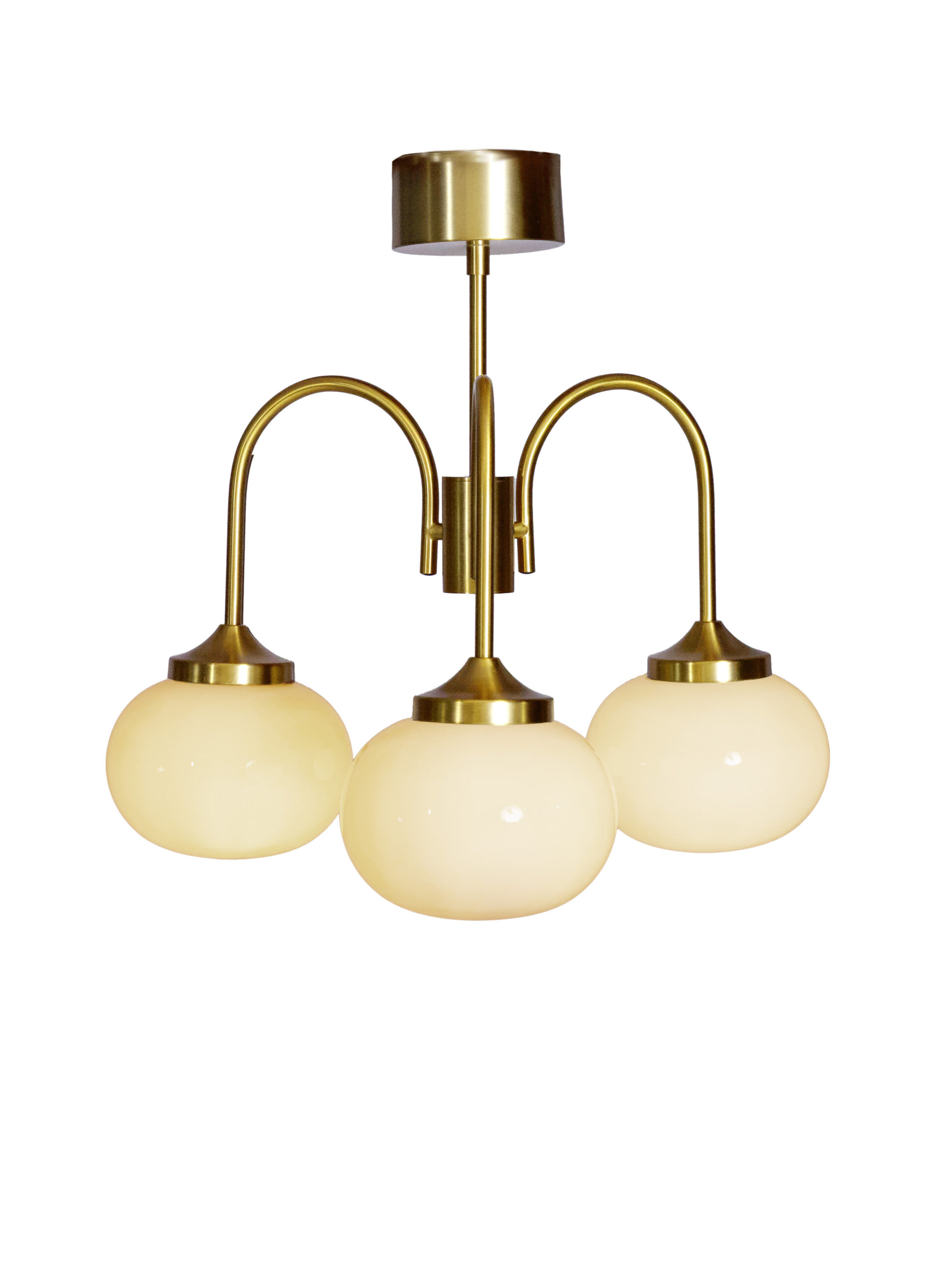 Elsy plafond antikk messing/amber