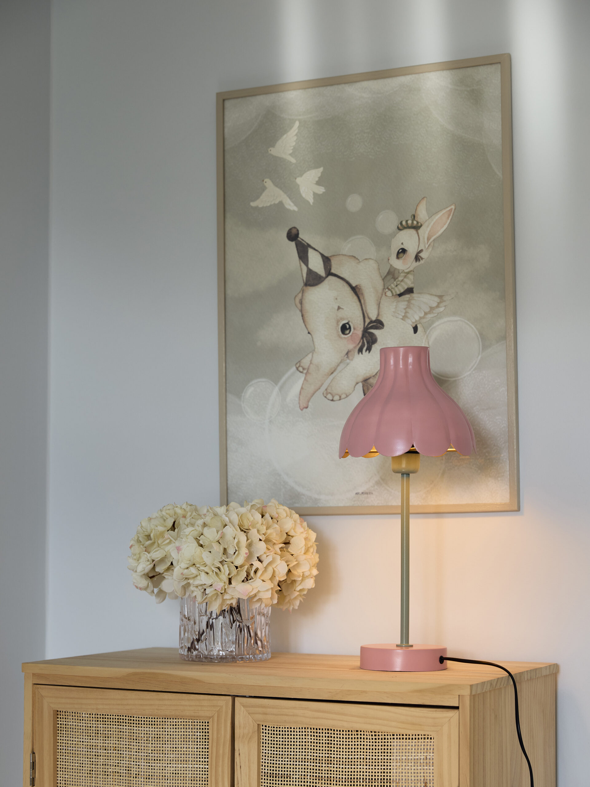 Wera bordlampe rosa/grønn - Bilde 2