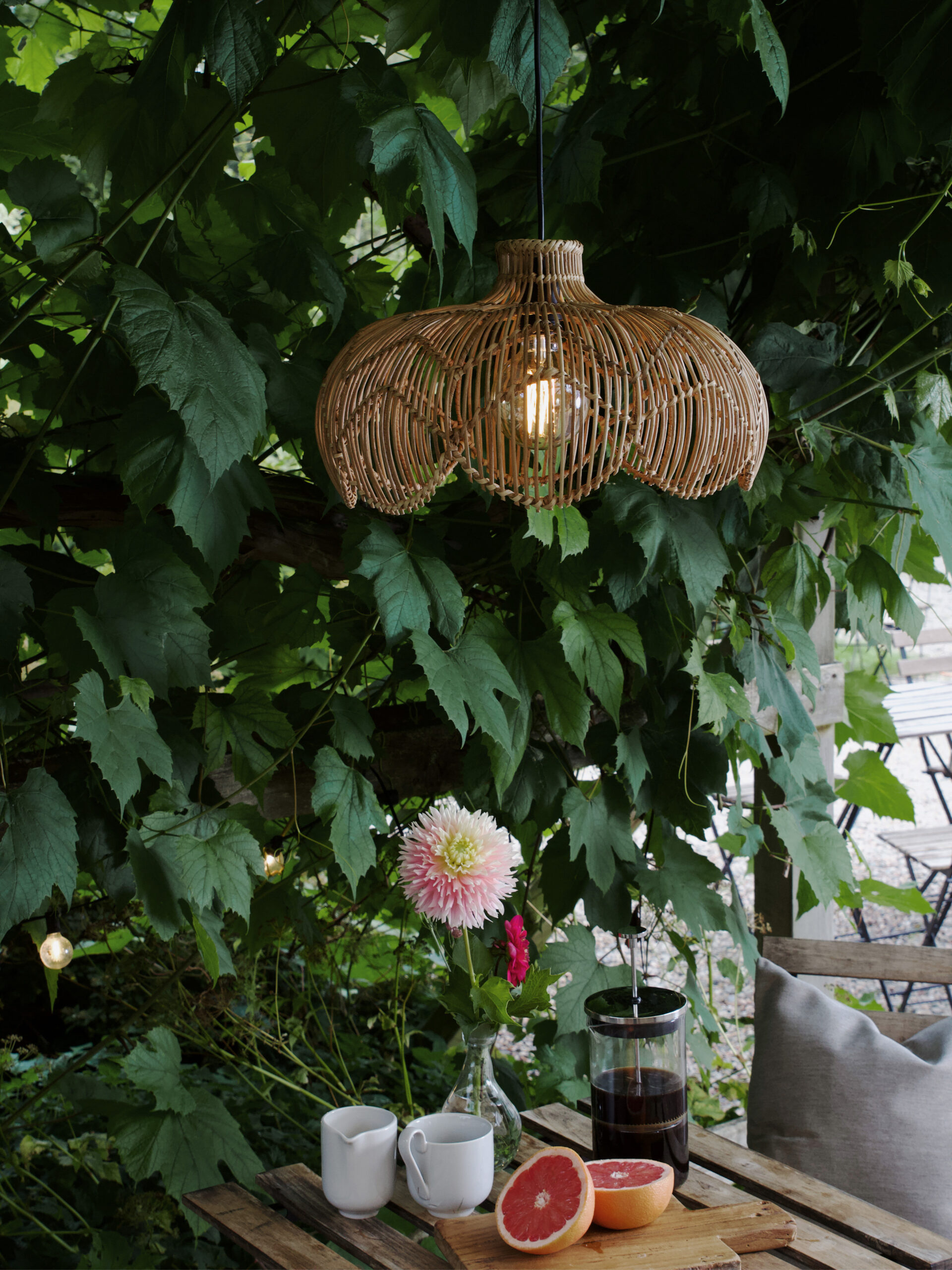 Belle pendel natur Ø43cm IP44 - Bilde 2