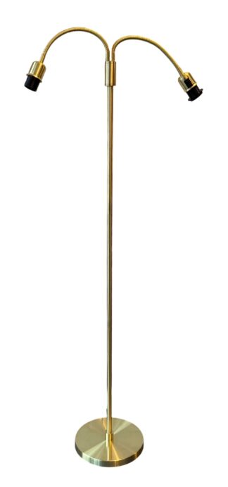 Ture 2 gulvlampe messing u/skjerm
