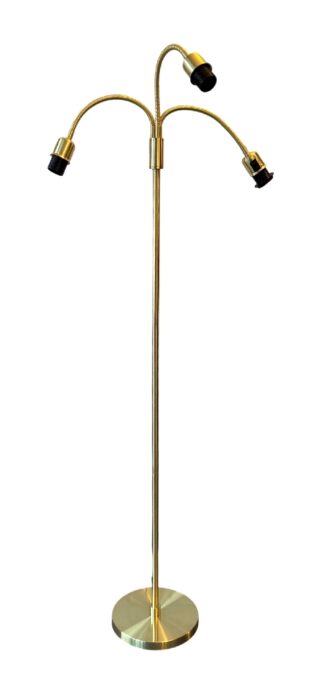 Ture 3 gulvlampe messing u/skjerm
