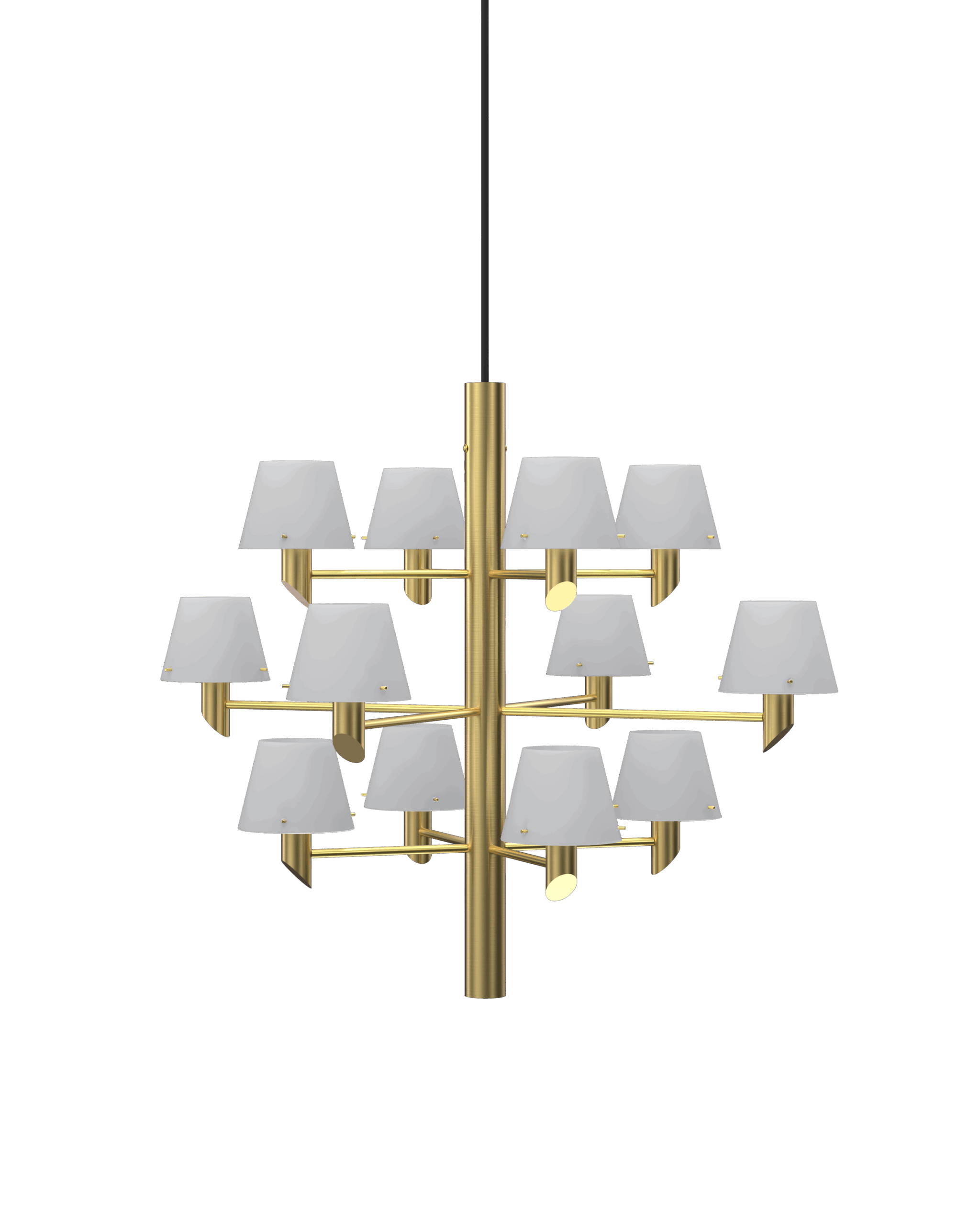 Gil lysekrone messing/opal - Bilde 4