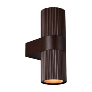 Kyklop Ripple vegglampe rust IP54