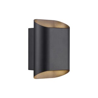 Nico 22 Round Maxi svart IP54