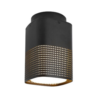 Sidara taklampe svart IP54 seaside