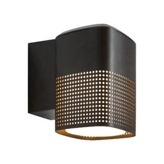 Sidara vegglampe svart IP54 seaside