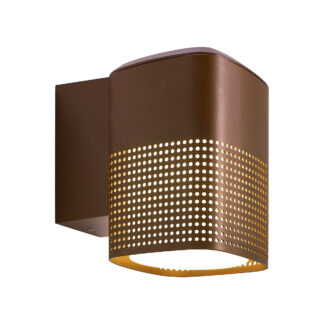 Sidara vegglampe brun IP54 seaside