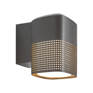 Sidara vegglampe antrasitt IP54 seaside