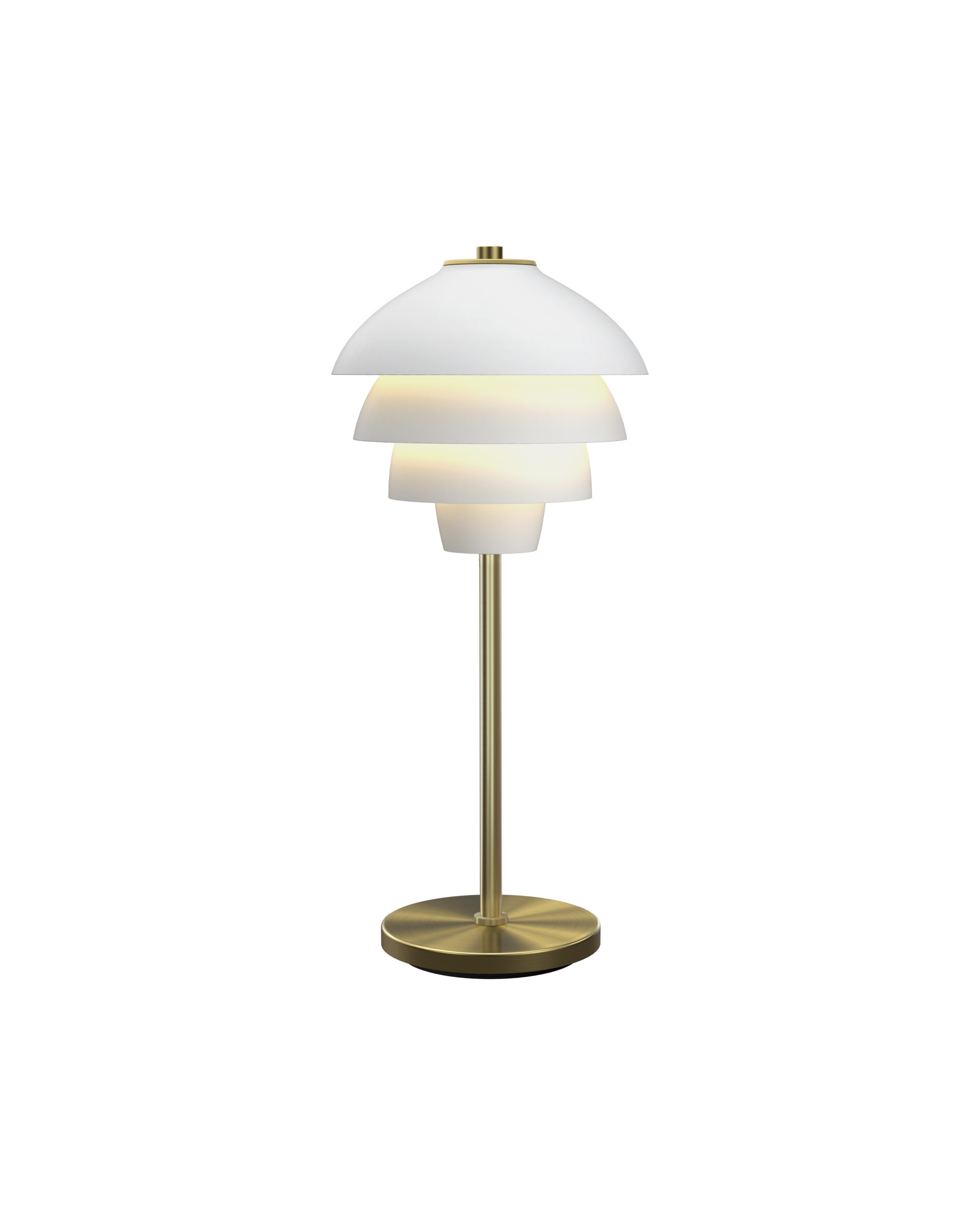 Valencia bordlampe hvit/messing
